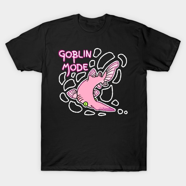 Goblin shark mode T-Shirt by GusDrawsThings